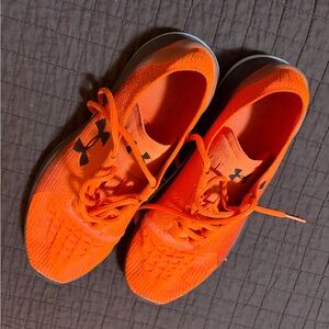 Under Armour Bright Orange Athletic Sneakers